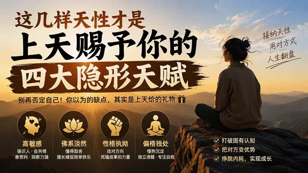 (9.10)付费文章：这几样天性才是上天赐予你的四大隐形天赋